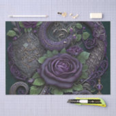 Schlange Celtic Knot Lila Wrapping Paper Seidenpapier (Handwerk)