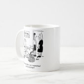 Schlange Charmer bei der Verabredet Agentur. Funny Kaffeetasse (Vorderseite Links)
