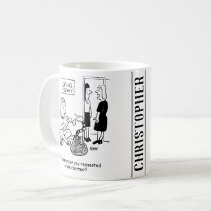 Schlange Charmer bei der Verabredet Agentur Kaffeetasse