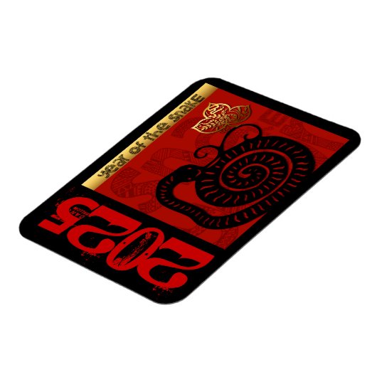 Schlange chinesische Brauch Neujahr Zodiac Birthda Magnet (Linke Seite)