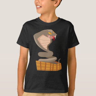 Schlange Cobra Schlangen Haustier Reptil Tier Pyth T-Shirt