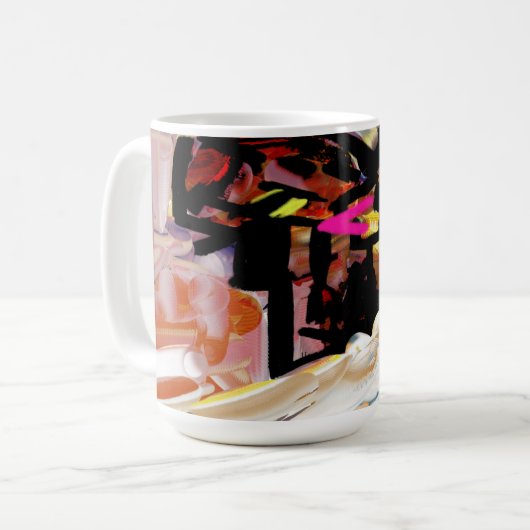 Schlange coole Kunst Kaffeetasse (Vorderseite Links)