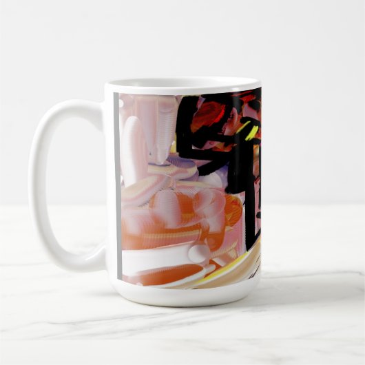 Schlange coole Kunst Kaffeetasse (Links)