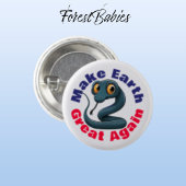 Schlange, die Erde wieder groß machen, Niedliche U Button