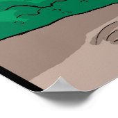 Schlange-Druck 02 Poster (Ecke)