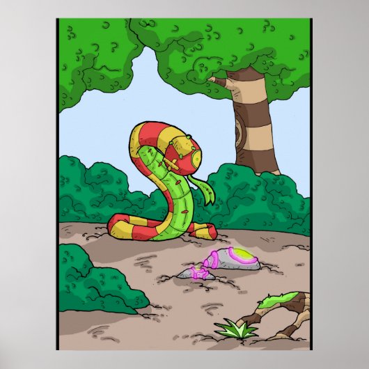 Schlange-Druck 02 Poster (Vorne)