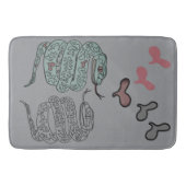 Schlange Druck Bath Mat Badematte (Vorderseite)