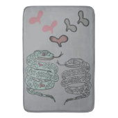 Schlange Druck Bath Mat Badematte (Vorderseite Vertikal)