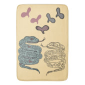 Schlange Druck Bath Mat Badematte (Vorderseite Vertikal)