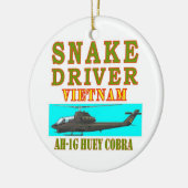 Schlange FAHRER VIETNAM Keramik Ornament (Links)