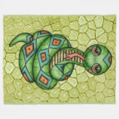 Schlange Fleecedecke (Vorderseite (Horizontal))