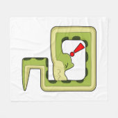 Schlange Fleecedecke (Vorderseite (Horizontal))