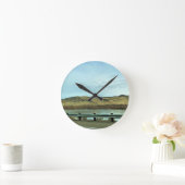 Schlange Fluss, Baker Landkreis, Oregon Runde Wanduhr (Zuhause)