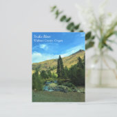 Schlange Fluss, Landkreis Wallowa, ODER Postkarte (Stehend Vorderseite)