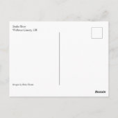 Schlange Fluss, Landkreis Wallowa, ODER Postkarte (Rückseite)