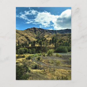 Schlange Fluss, Landkreis Wallowa, Oregon Postkarte