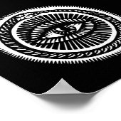 Schlange frisst ihren eigenen Schwanz Poster (Ecke)