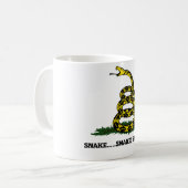 Schlange? Funny Gamer Parodie Kaffeetasse (Vorderseite Links)