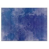 Schlange Geist Tierdekoration Glas-Schneidebrett Schneidebrett (Vorderseite)