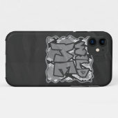 Schlange Gelb und Gold Print Case-Mate iPhone Hülle (Rückseite (Horizontal))