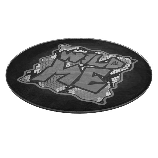 Schlange Gelb und Gold Print Schneidebrett (Ecke)