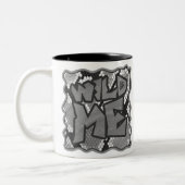 Schlange Gelb und Gold Print Zweifarbige Tasse (Links)