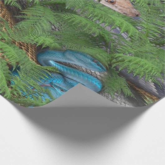 Schlange Geschenkpapier (Ecke)