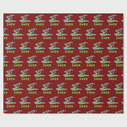 Schlange Geschenkpapier (Flach)