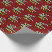 Schlange Geschenkpapier (Ecke)