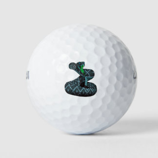 Schlange Golfball