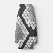 Schlange Grau und leicht Grau drucken Flaschenkühler (Vorderseite)