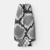 Schlange Grau und leicht Grau drucken Flaschenkühler (Rückseite)