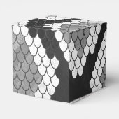 Schlange Grau und leicht Grau drucken Geschenkschachtel (Rückseite)