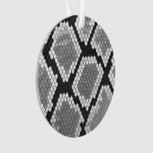 Schlange Grau und leicht Grau drucken Ornament (Vorderseite)