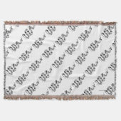 Schlange Grau und leicht Grau Silhouette Decke (Vorderseite)