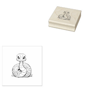 Schlange Gummistempel