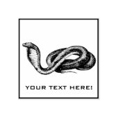 Schlange Gummistempel (Prägung)