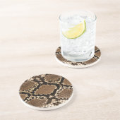 Schlange Haut Sandstone Drink Untersetzer (Seite)