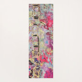 Schlange Haut Yoga Mat Bold Vibranu Gold farbig Yogamatte (Rückseite)