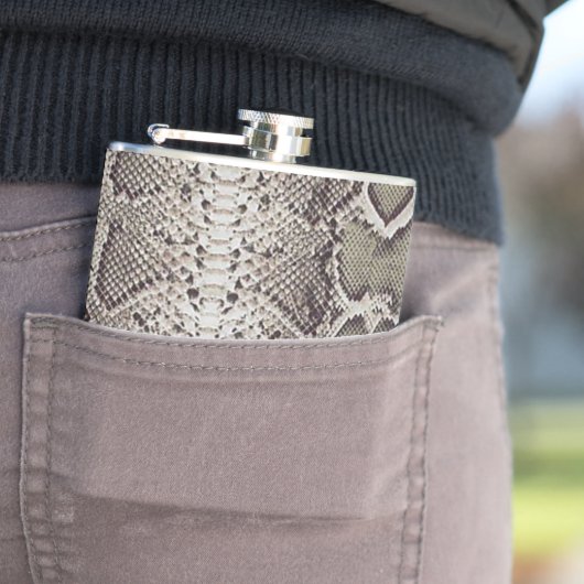 Schlange Hautfarbe Flachmann (Beispiel)