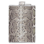 Schlange Hautfarbe Flachmann (Rückseite)