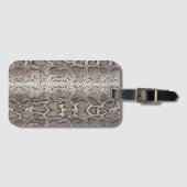 Schlange Hautfarbe Gepäckanhänger (Vorderseite (Horizontal))