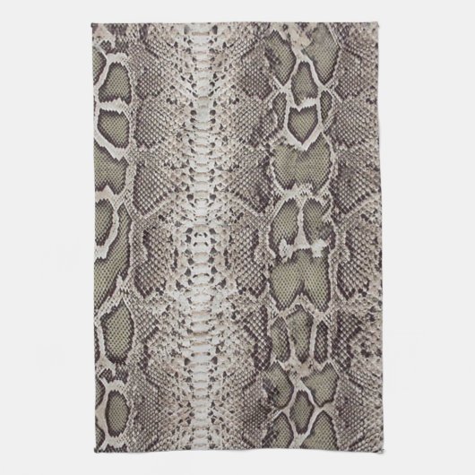 Schlange Hautfarbe Geschirrtuch (Vertikal)