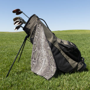 Schlange Hautfarbe Golfhandtuch