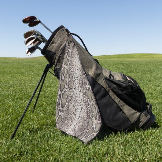 Schlange Hautfarbe Golfhandtuch (Gras)