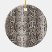 Schlange Hautfarbe Keramik Ornament (Hinten)