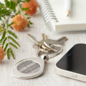 Schlange Hautfarbe Schlüsselanhänger (Seite)