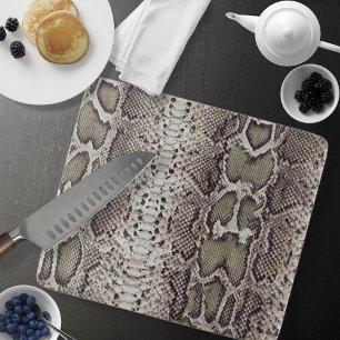 Schlange Hautfarbe Schneidebrett