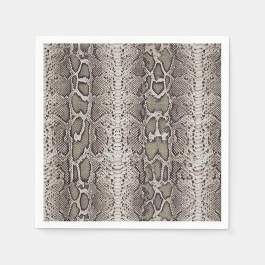 Schlange Hautfarbe Serviette (Vorderseite)
