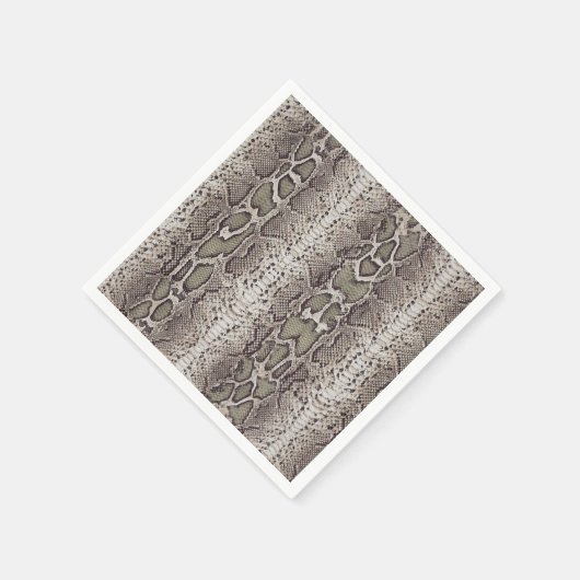 Schlange Hautfarbe Serviette (Ecke)